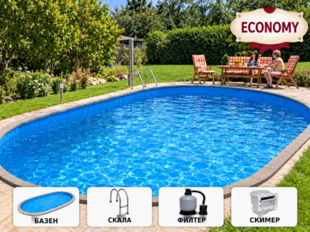 Базен IBIZA 4 DL 10,00 × 4,16 × 1,50 м – пакет ECONOMY