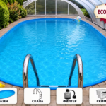 Базен IBIZA 5 DL 12,00 × 6,00 × 1,50 м – пакет ECONOMY