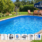 Базен IBIZA 4 DL 10,00 × 4,16 × 1,50 м – пакет PREMIUM
