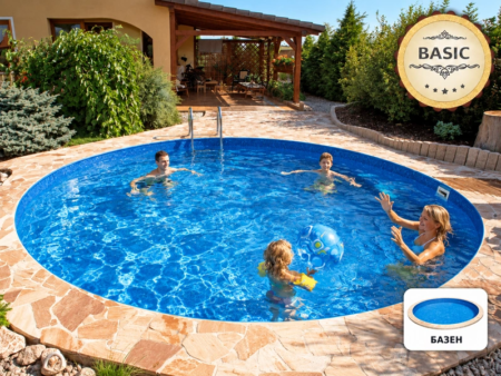 Базен IBIZA Round XL 5,00 × 1,50 м – пакет BASIC