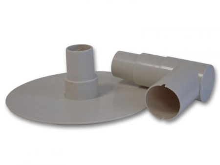 Skimmeradapter Skim-Vac, Scheibe und Winkelansatz