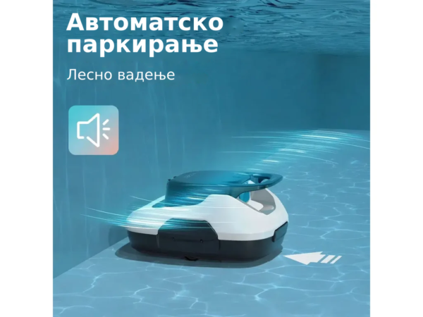 Безжичен робот за базени со лајнер Aiper Scuba SE – бел – Автоматско, паркирање
