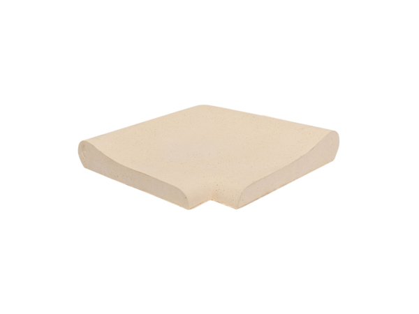 Corner element of Rustic coping stone