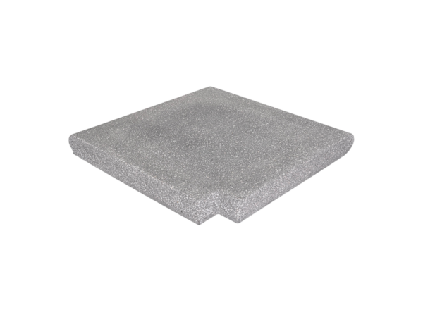 Gray corner element of Toro XL coping stone