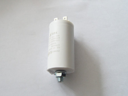 Pumpenkondensator 8 µF mit Flachsteckern Mountfield