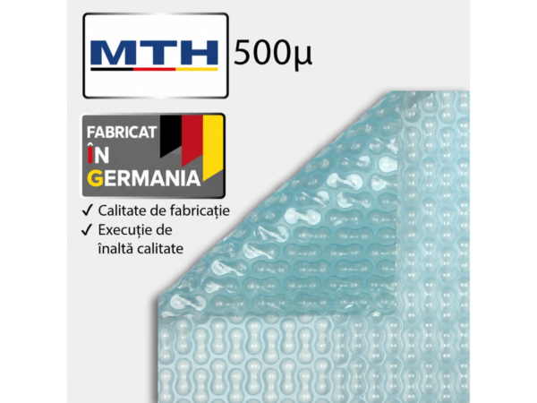Colțul păturii solare GeoBubble Sol+Guard pentru piscină ovală