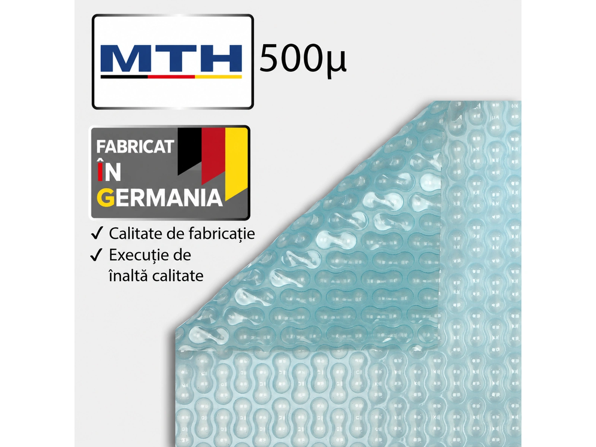 Ъгъл на соларно покривало GeoBubble Sol+Guard за правоъгълен басейн