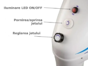 Contracurent Azuro Jet 50 – Iluminare LED ON, OFF