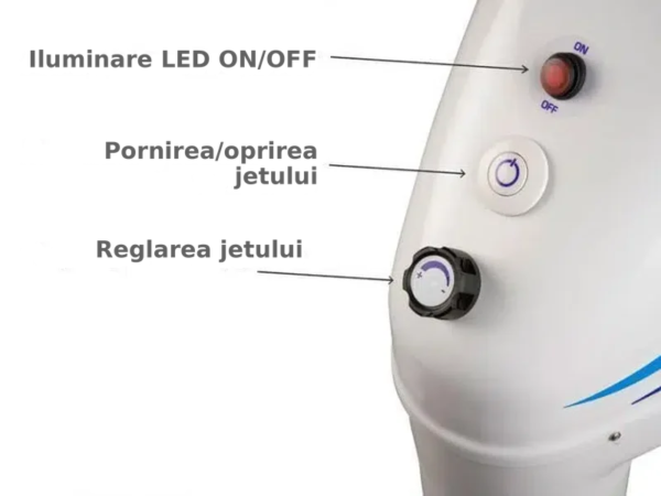 Contracurent Azuro Jet 50 – Iluminare LED ON, OFF