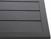 Aluminum slats of the Compact garden table top, close-up