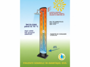 Duș solar DIAMOND 50 l – duș de lux din aluminiu cu para de duș mobilă – Lumina soarelui, ÎNCĂLZEȘTE CORPUL