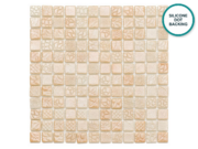 Embossed glass-ceramic mosaic Mandorla – mosaic sheet
