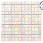 Embossed glass-ceramic mosaic Opalina – mosaic sheet