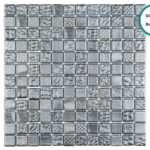 Embossed glass-ceramic mosaic Salvia – mosaic sheet