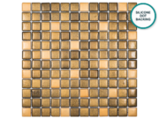 Embossed glass-ceramic mosaic Sandalo – mosaic sheet