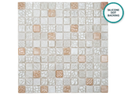 Embossed glass-ceramic mosaic Tulipano – mosaic sheet