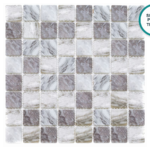 Glaskeramik-Mosaik mit Dekor Bardiglio – Mosaikbogen