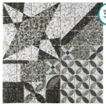 Glaskeramik-Mosaik mit Dekor Faenza – Mosaikbogen