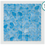Glaskeramik-Puzzlemosaik Tulum – Mosaikbogen