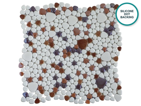 Glass-Ceramic Drops Mosaic Cala Luna – mosaic sheet