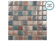 Glass-ceramic mix Positano – mosaic sheet