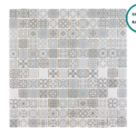 Glass-ceramic patterned mosaic Alfama – mosaic sheet