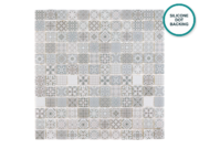 Glass-ceramic patterned mosaic Alfama – mosaic sheet