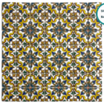 Glass-ceramic patterned mosaic Deruta – mosaic sheet