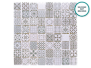 Glass-ceramic patterned mosaic Granada – mosaic sheet
