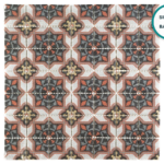 Glass-ceramic patterned mosaic Palermo – mosaic sheet