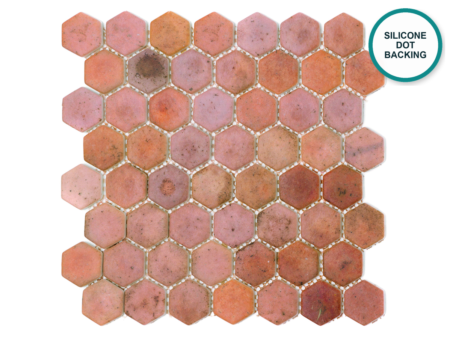Hexagonal glass-ceramic mosaic Arenaria – mosaic sheet