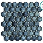 Hexagonal glass-ceramic mosaic Cayo Guillermo – mosaic sheet