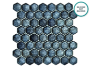 Hexagonal glass-ceramic mosaic Cayo Guillermo – mosaic sheet