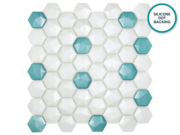 Hexagonal glass-ceramic mosaic Vilankulo – mosaic sheet