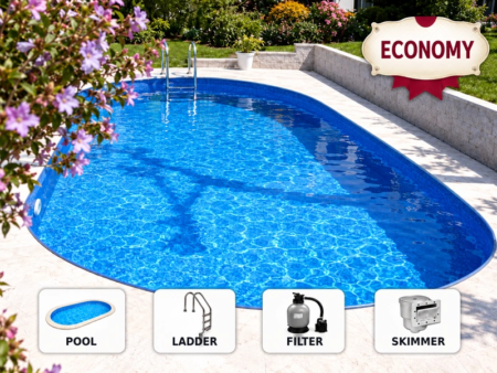 IBIZA 2 DL Pool 7.00 × 3.50 × 1.50 m – ECONOMY package