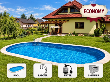 IBIZA 3 DL Pool 8.00 × 4.16 × 1.50 m – ECONOMY package