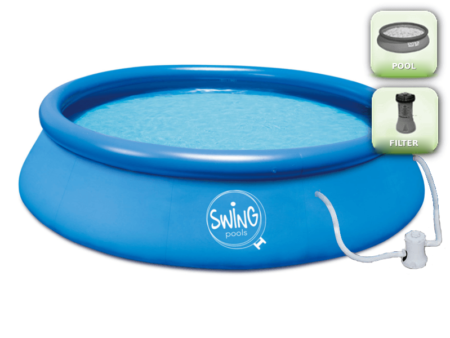 Inflatable pool Swing Quick Set® 457 x 122 cm with filter – POOL, FILTER