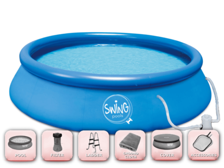 Inflatable pool Swing Quick Set® 457 x 122 cm – SUPER package – POOL, FILTER