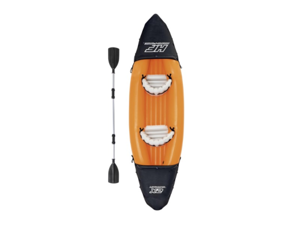 Φουσκωτό καγιάκ Lite-Rapid X2 – άποψη από πάνω με τα δύο καθίσματα