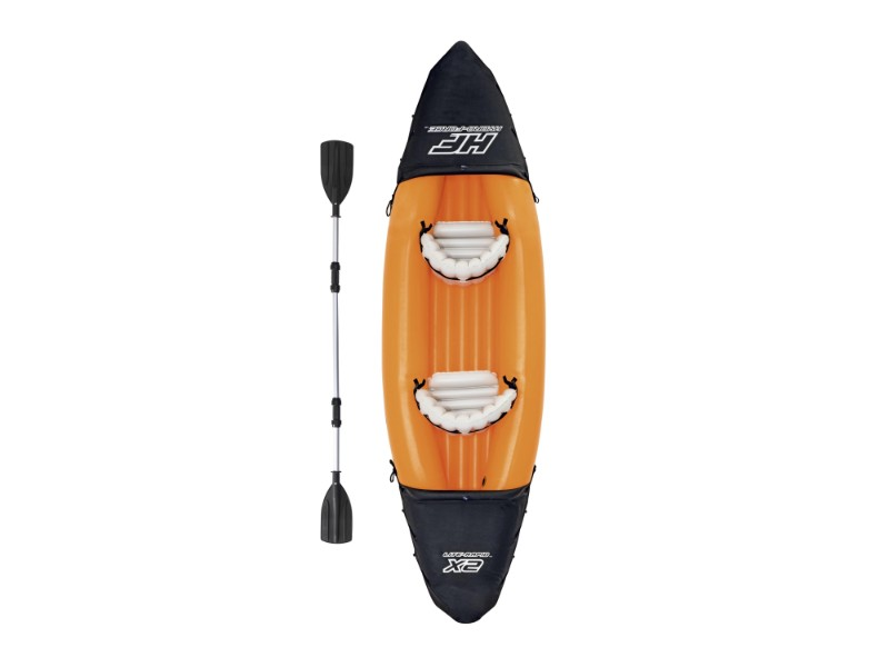 Φουσκωτό καγιάκ Lite-Rapid X2 – άποψη από πάνω με τα δύο καθίσματα