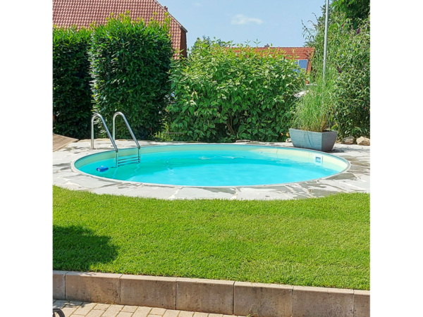 Кръгъл басейн Poolsana Ø 3,50 м със стълба