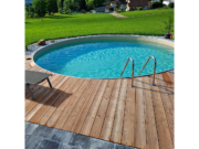 Кръгъл басейн Poolsana Ø 4,50 м с релефна 4D облицовка