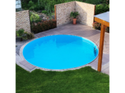 Кръгъл басейн Poolsana в градина