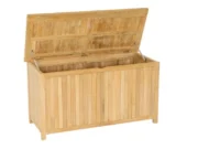 Gentle cushion box with an open lid, front view