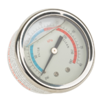Манометър Emaux 06011029 с неръждаем корпус и скала до 40 psi