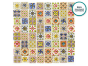 Mozaic din sticlă ceramică cu model Puebla – foaie de mozaic