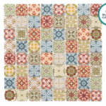 Mozaic din sticlă ceramică cu model Ronda – foaie de mozaic