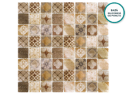 Mozaic din sticlă ceramică cu model Sahara – foaie de mozaic