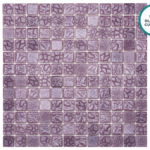 Mozaic în relief din sticlă ceramică Ametista – foaie de mozaic