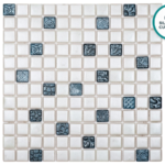 Mozaic în relief din sticlă ceramică Iris – foaie de mozaic